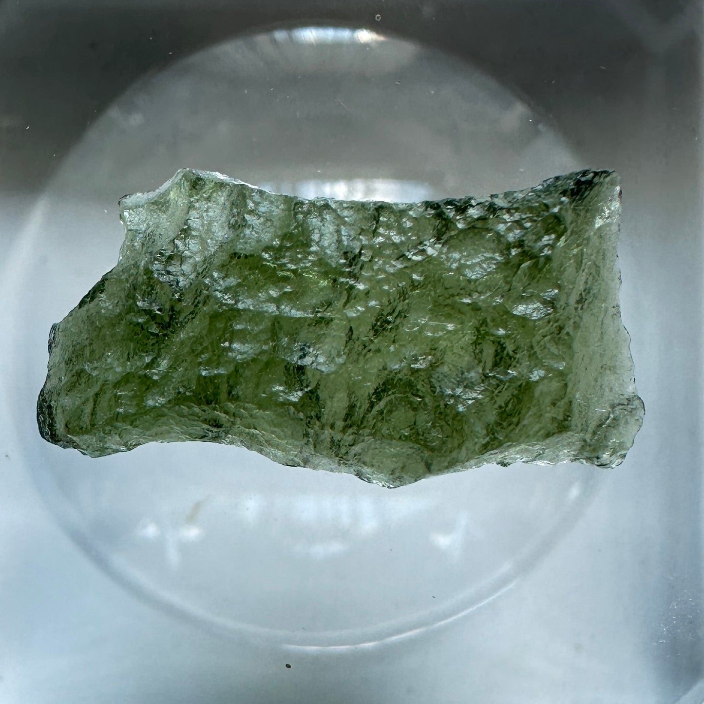 Genuine Green Moldavite 0.49g from Czech Republic