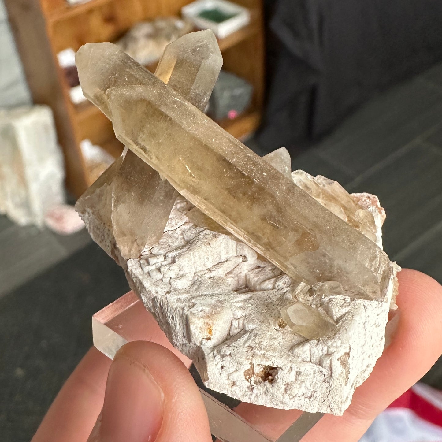Miniature Sized Smoky Citrine from Orange River, Namibia