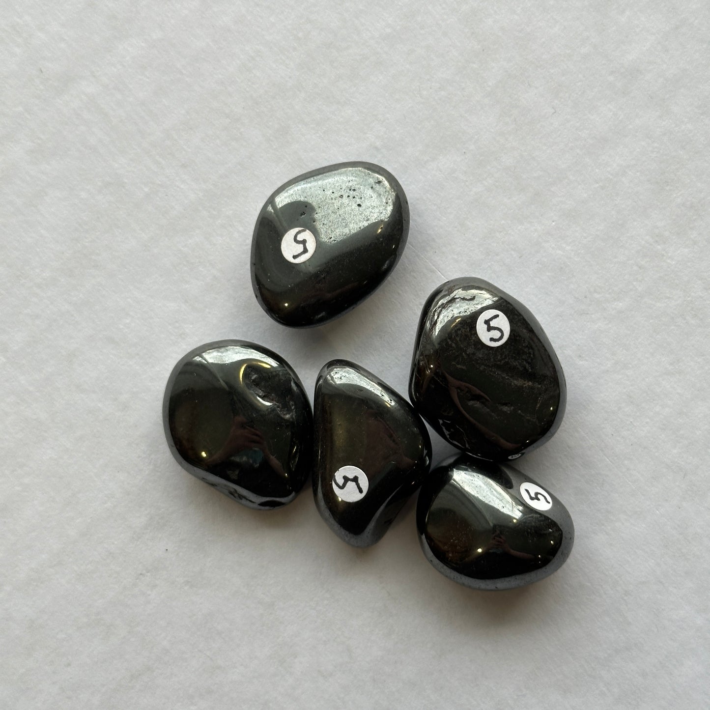 Medium Tumbled Black Hematite