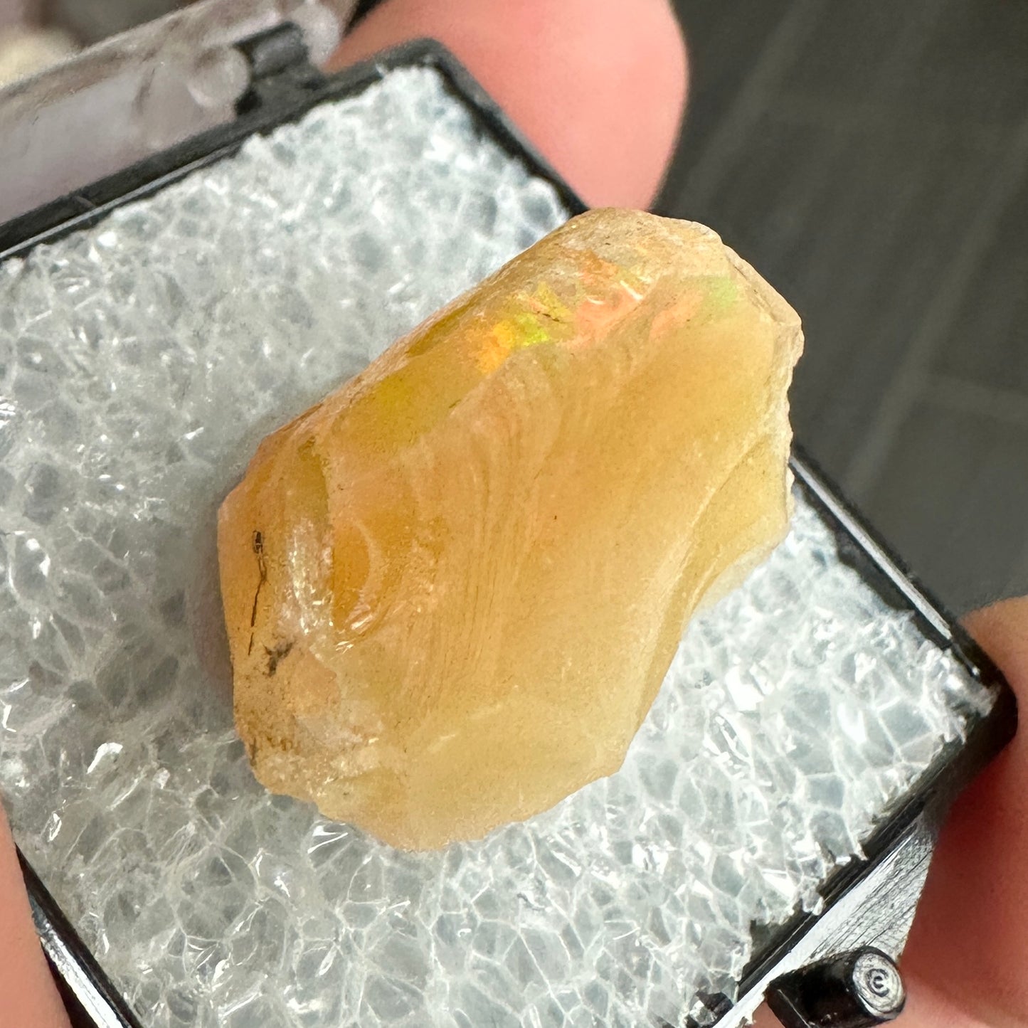 Stunning A+ Welo Opal in Perky Box from Ethiopia