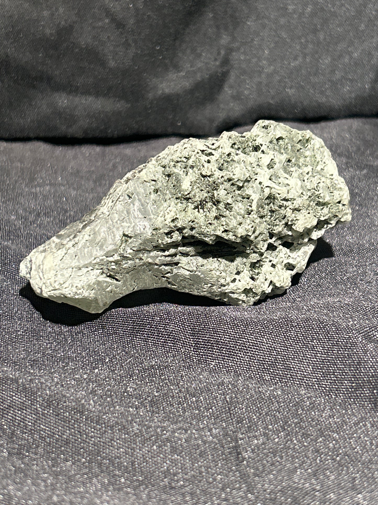Hydrothermal Etched Quartz with Epidote from Pakistan