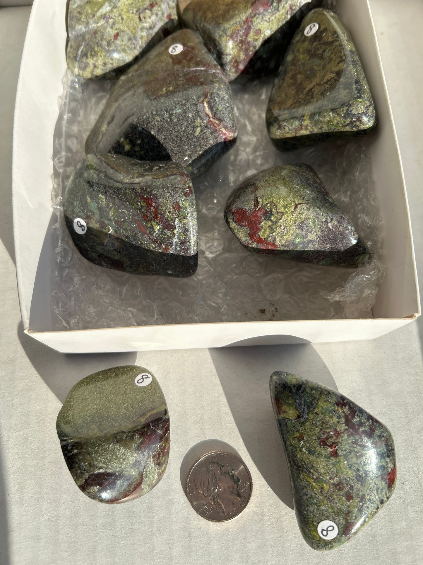 Large Dragons Blood Jasper Tumbled Stone