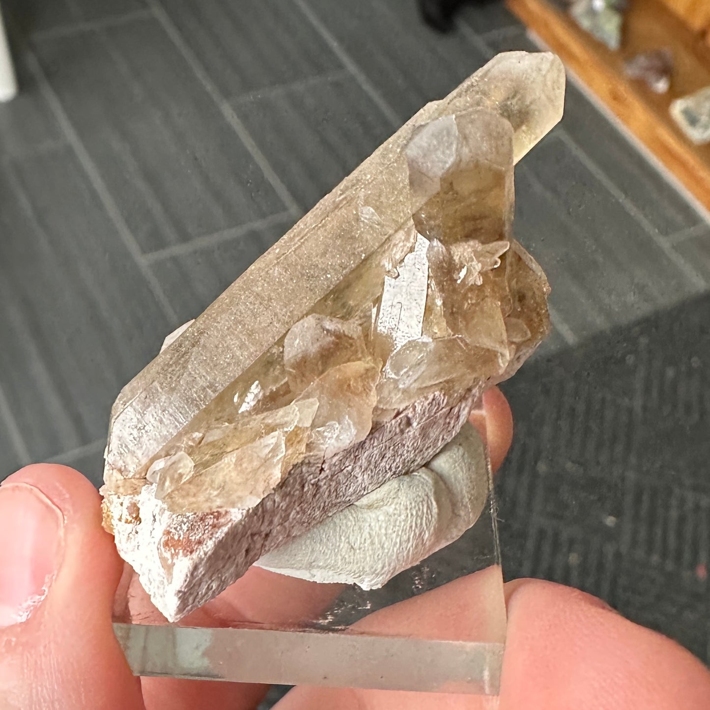 Miniature Sized Smoky Citrine from Orange River, Namibia