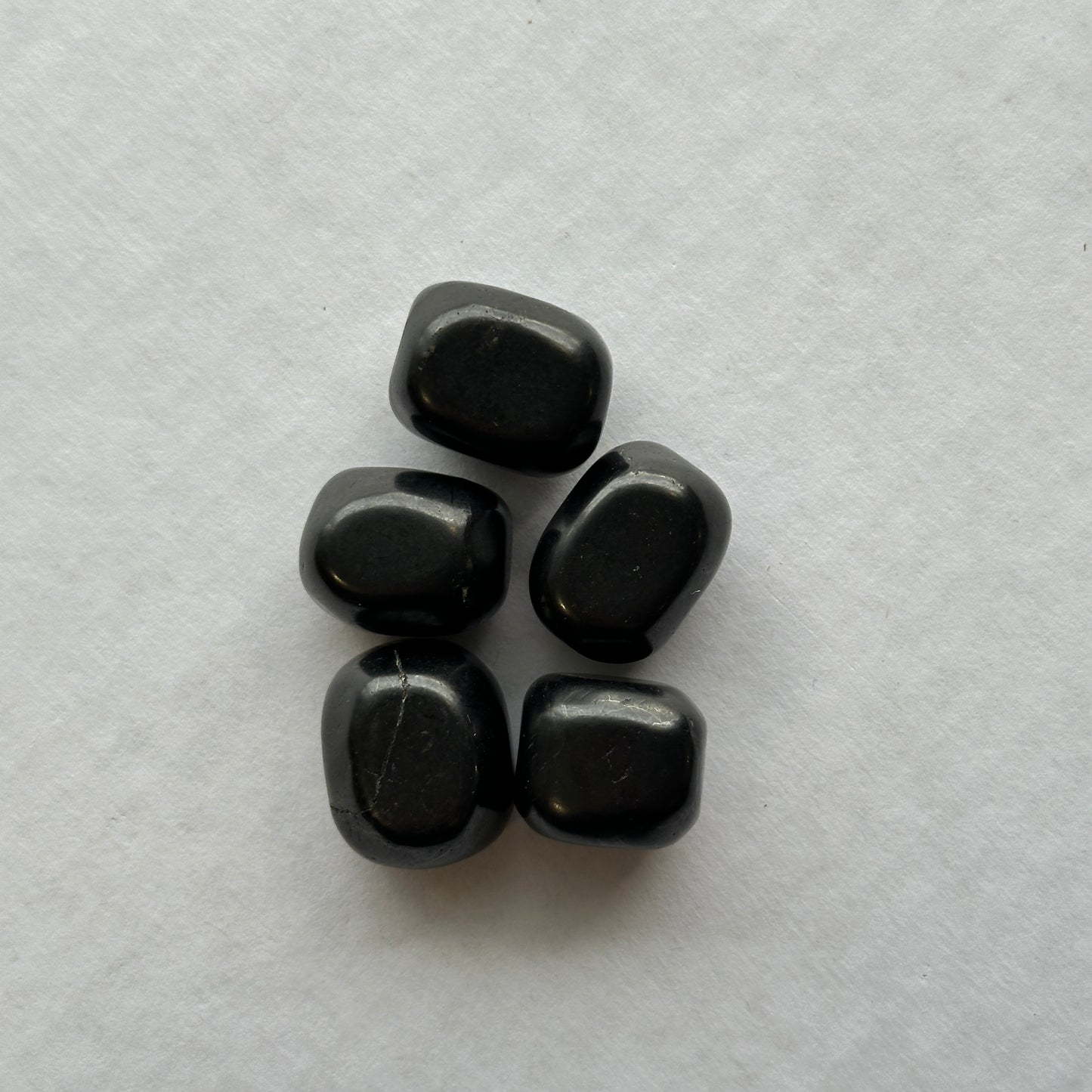 Medium Tumbled Black Noble Shungite from Russia