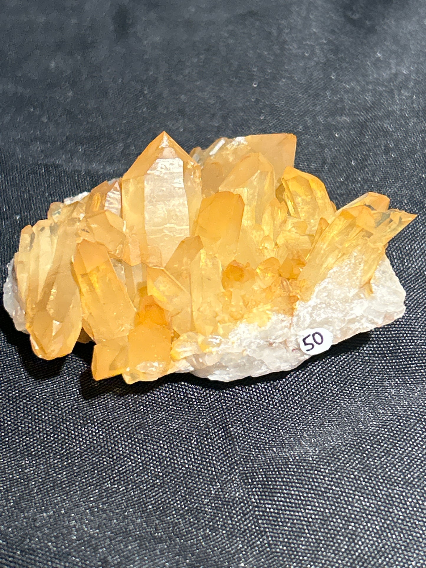 Tangerine Quartz from Brazil