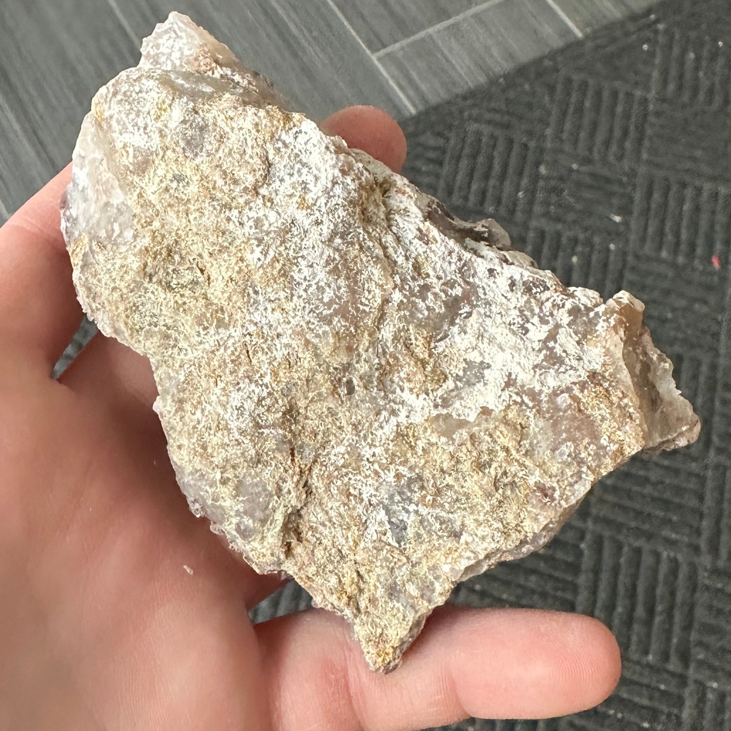 Cabinet Sized Hematite Included Quartz from Orange River, South Africa