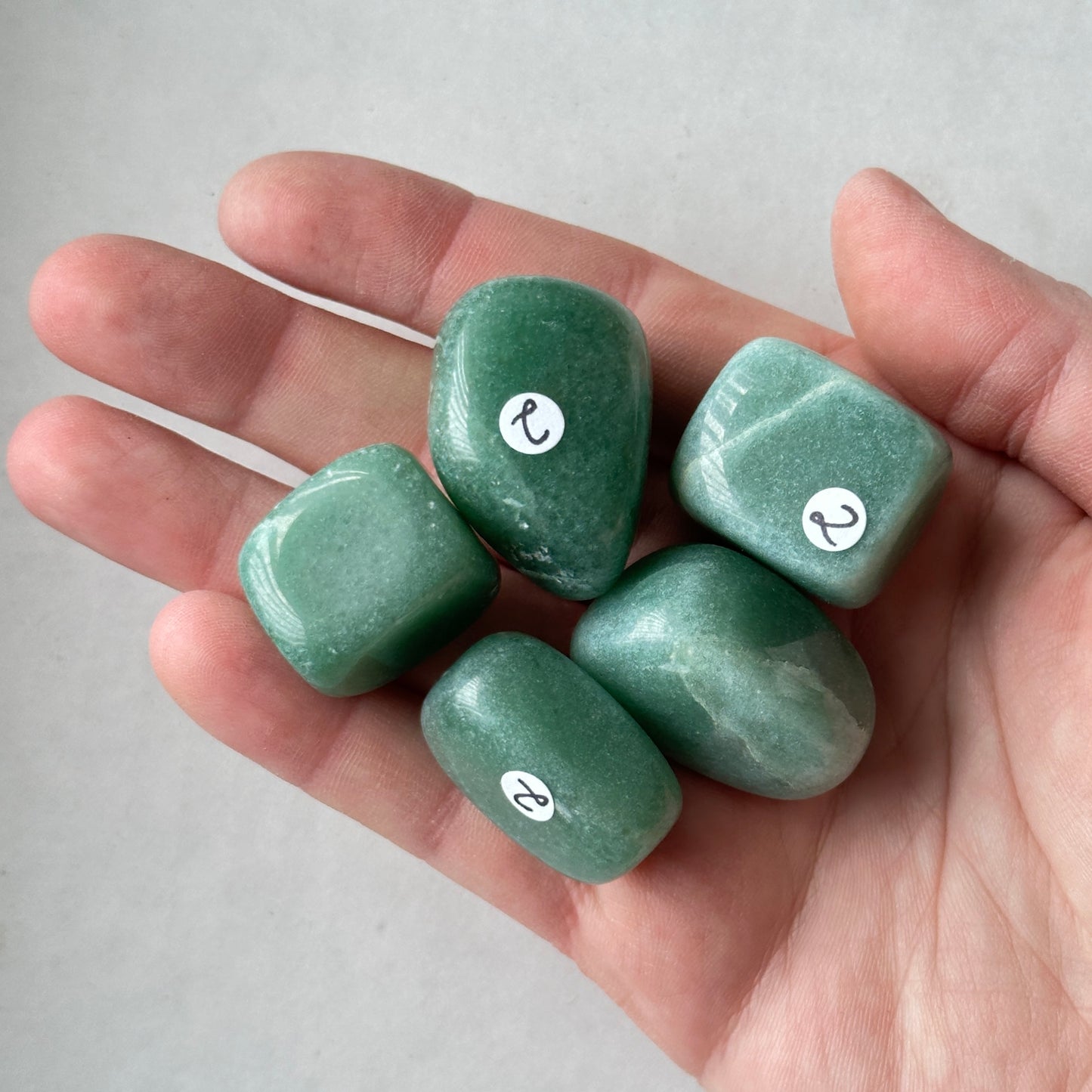 Medium Tumbled Green Aventurine from Brazil