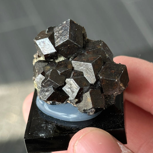 Deep Andradite Mali Garnet Miniature Specimen