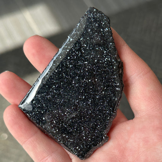 Sparkling Black Specularite Slab from Michigan