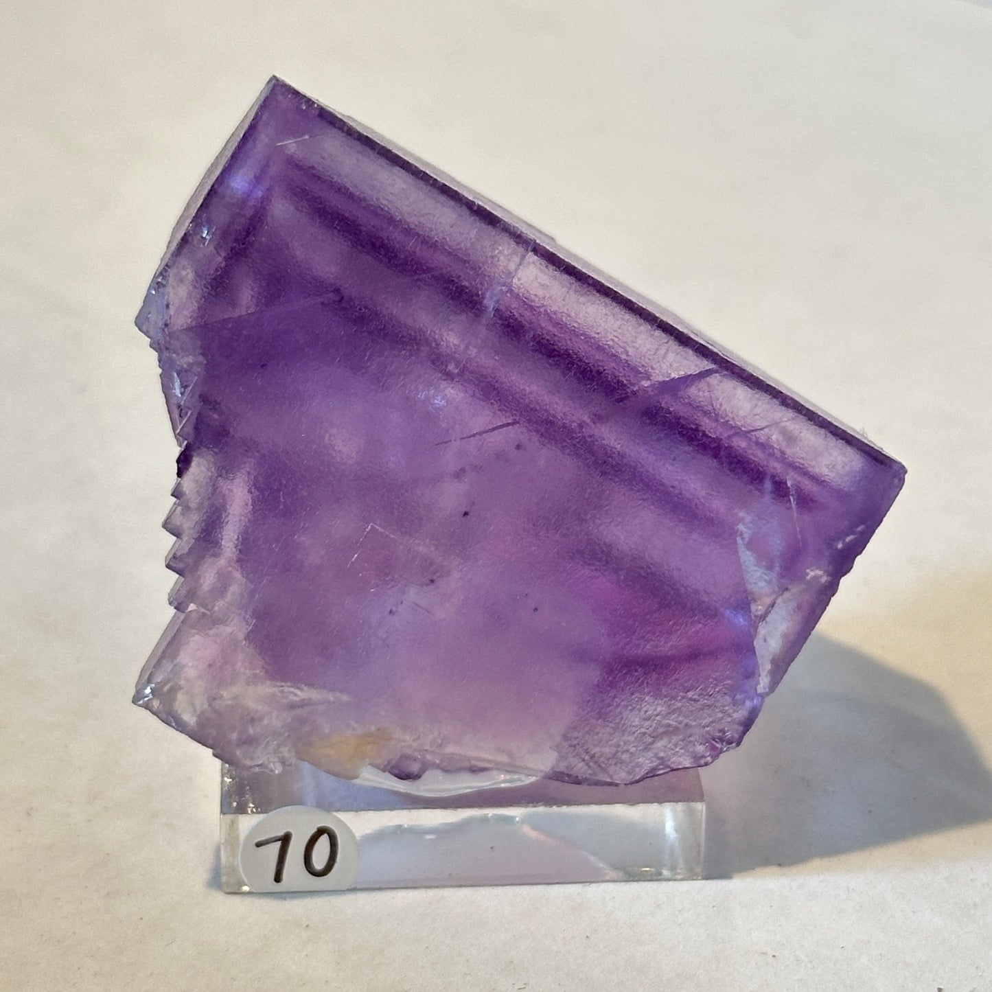 Purple Phantom Fluorite from the Denton Mine, Cave in Rock, Illinois, USA