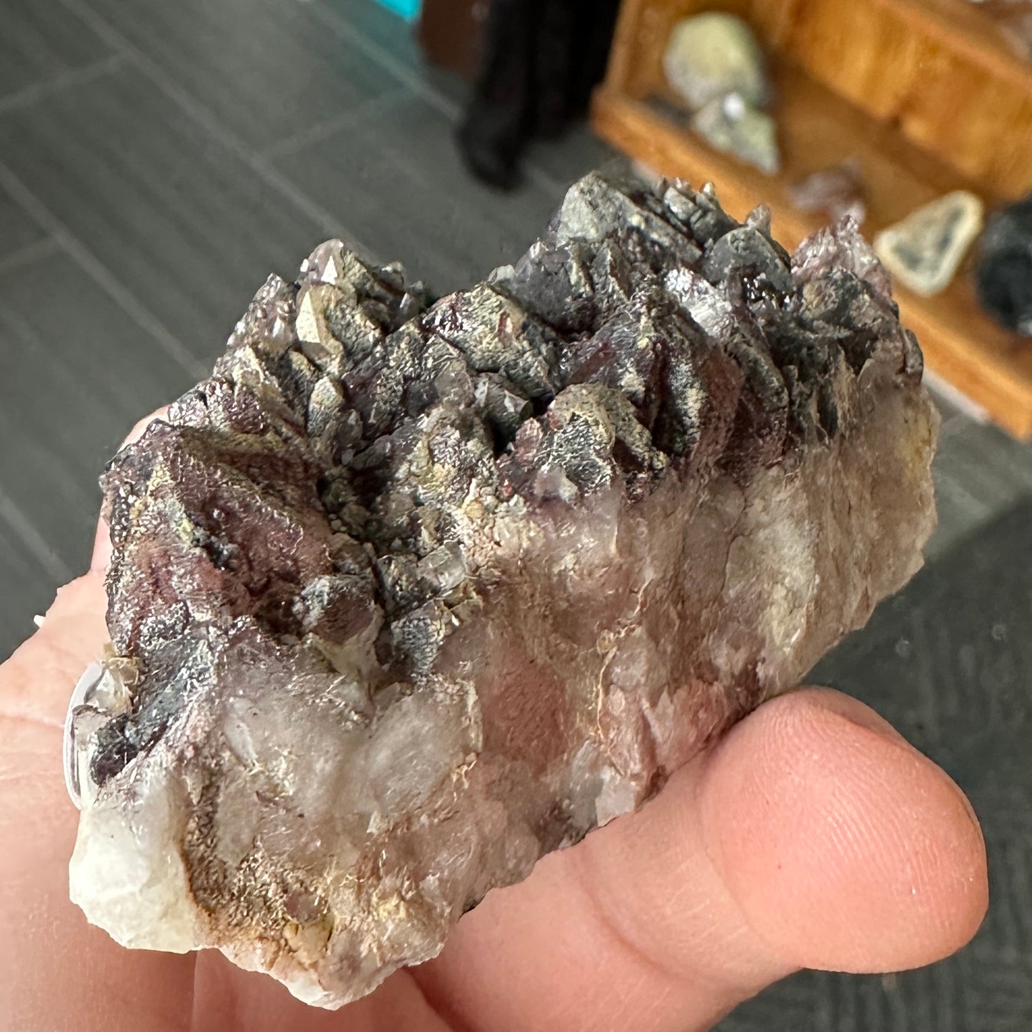 Cabinet Sized Hematite Included Quartz from Orange River, South Africa