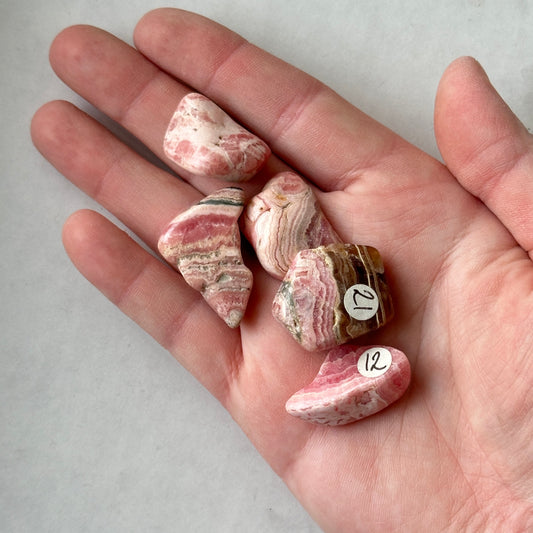 Small Tumbled Rhodochrosite from Argentina