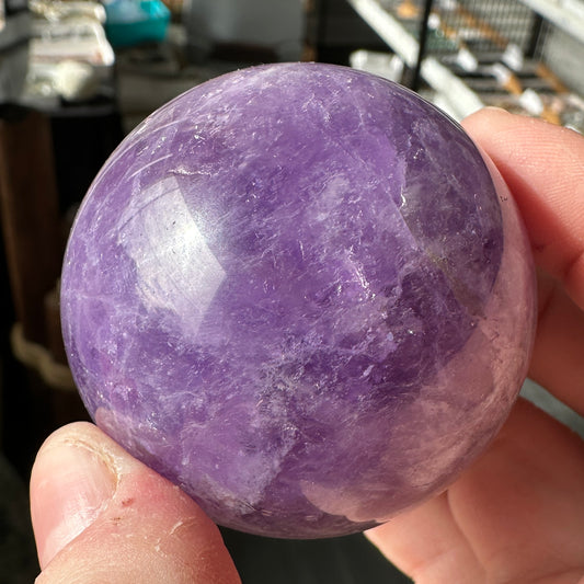 Purple 5.21cm Amethyst Sphere from Brazil