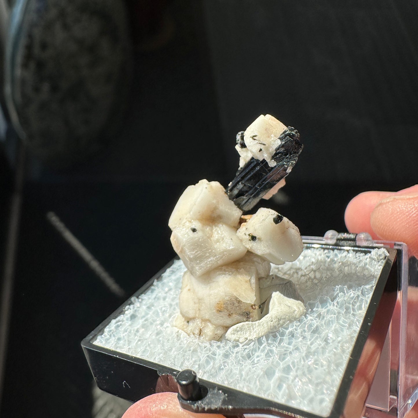 Aegirine and Microcline Perky Box Specimen from Malawi