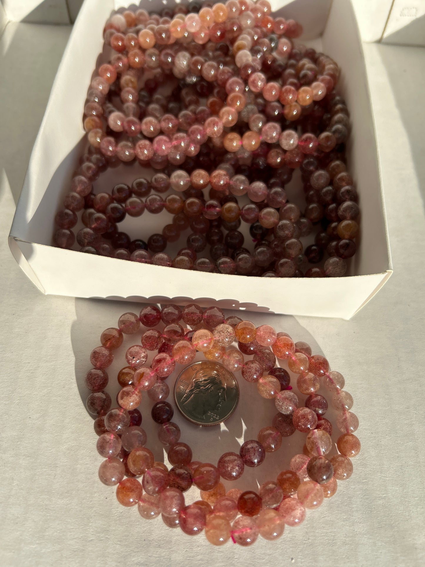 Strawberry Quartz Bracelet