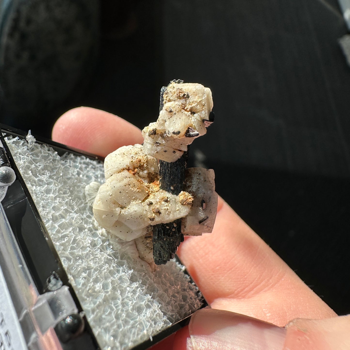 Aegirine and Microcline Perky Box Specimen from Malawi