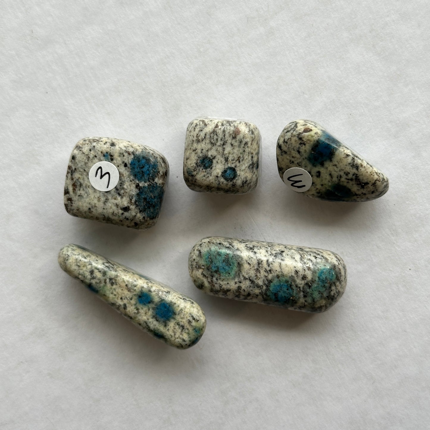 Medium Tumbled Blue K2 Jasper from Afghanistan