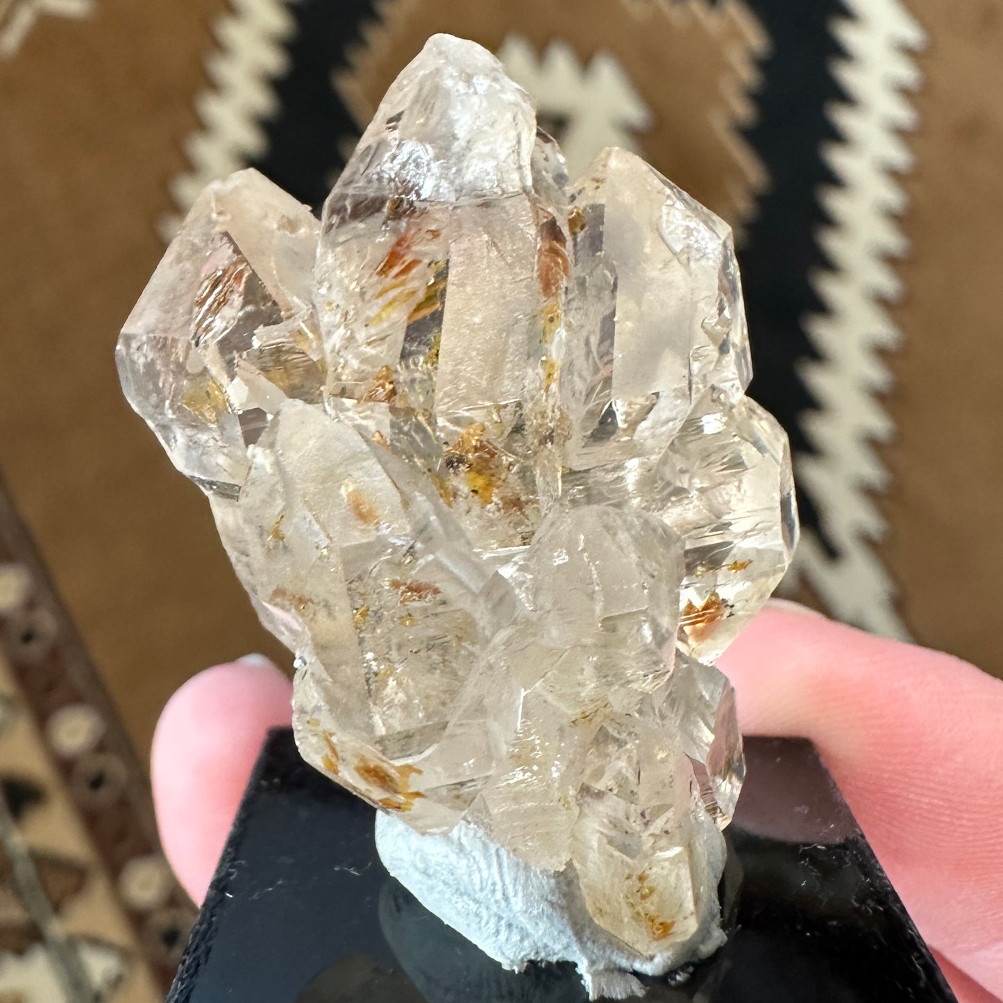 UV Reactive Petroleum Included Firefly Quartz from Madagascar