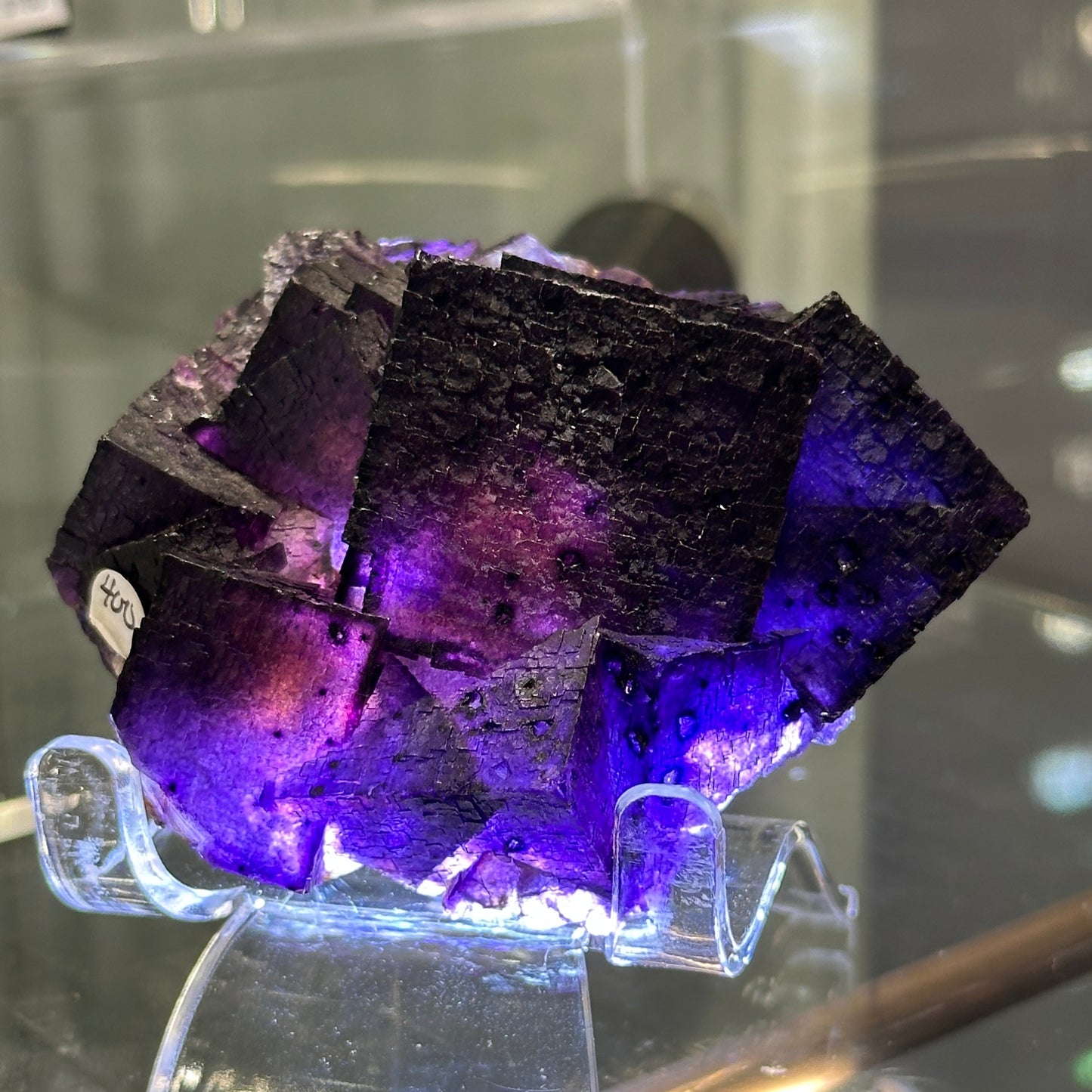Stunning Deep Purple Fluorite from the Yindu Mine, Inner Mongolia, China