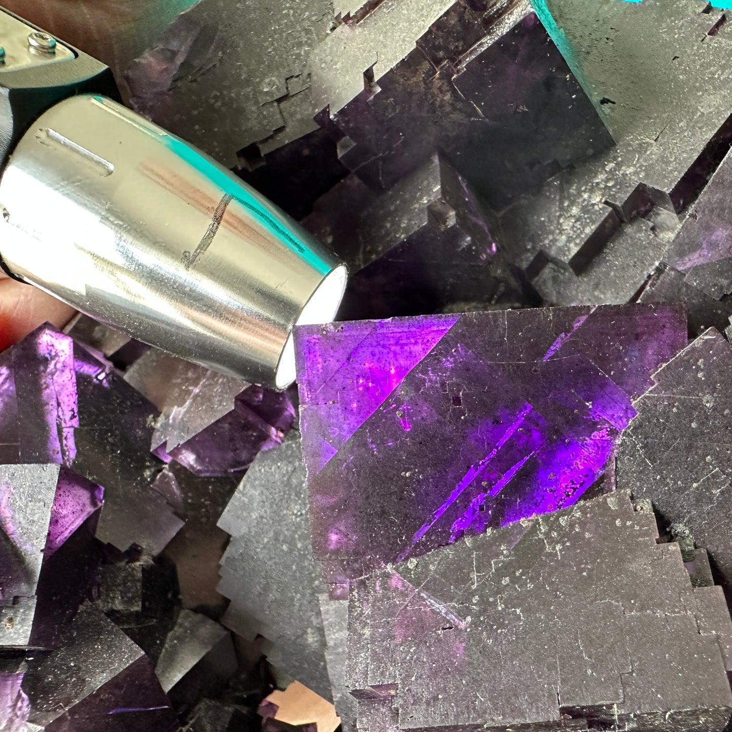 Museum Size Purple Fluorite from Cave in Rock, Illinois, USA