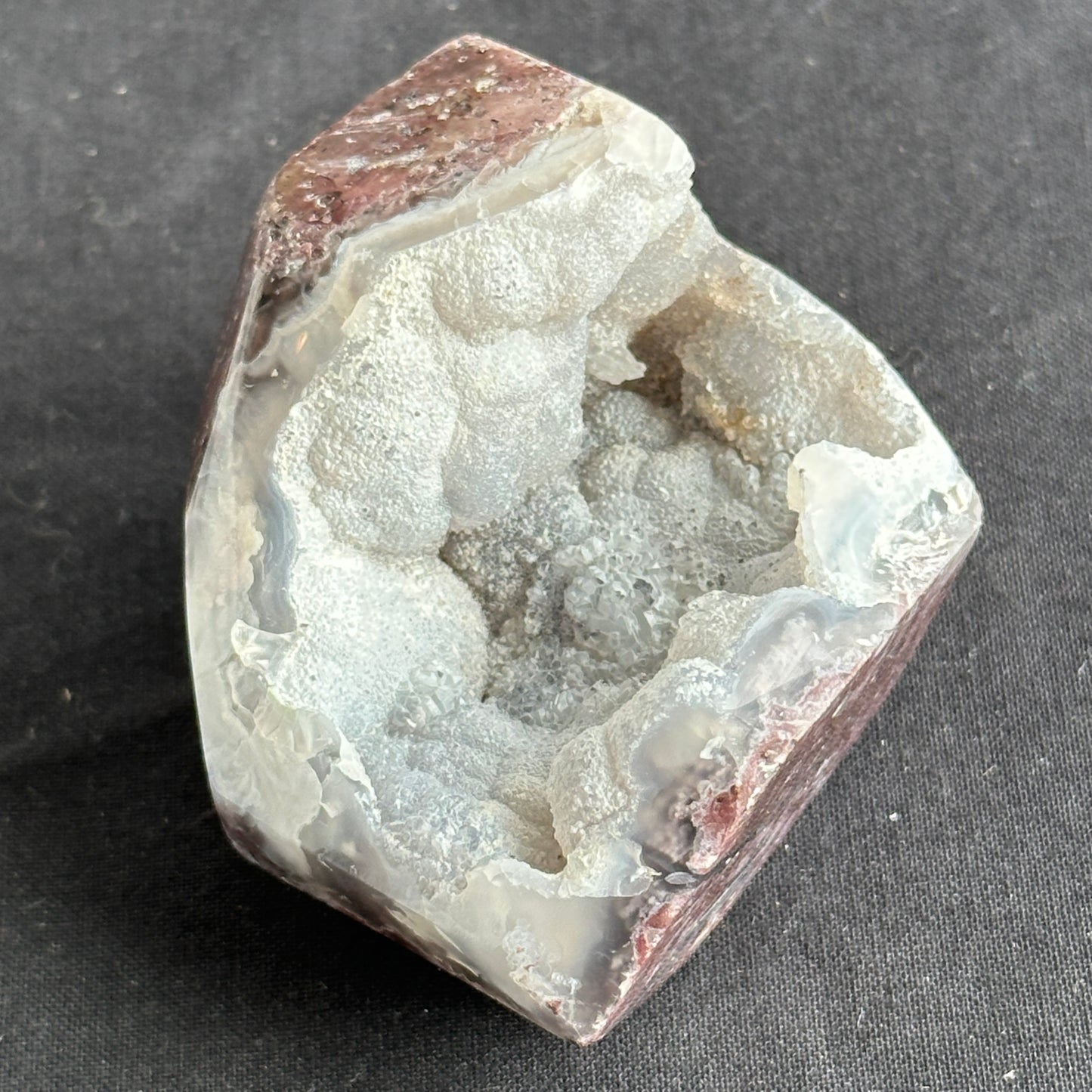 UV Reactive Chalcedony Geode Freeform from Mexico