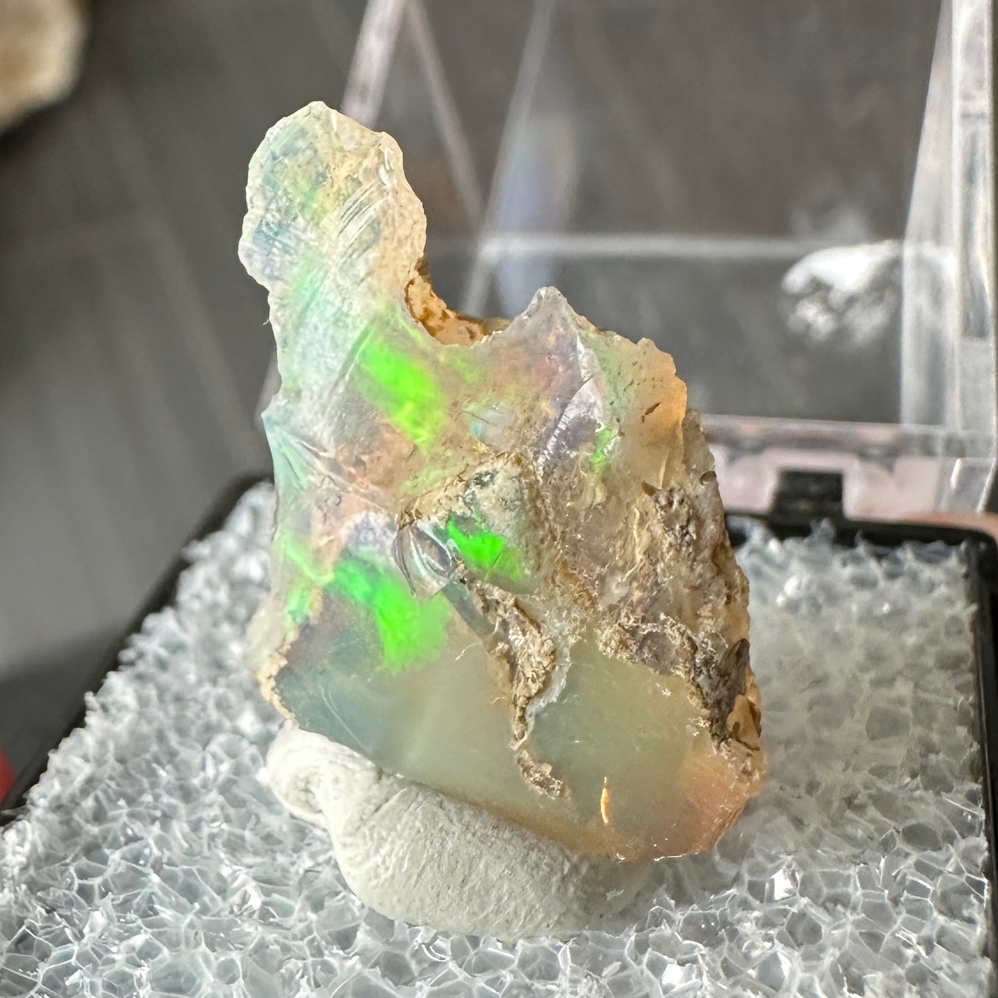 Stunning A+ Welo Opal in Perky Box from Ethiopia