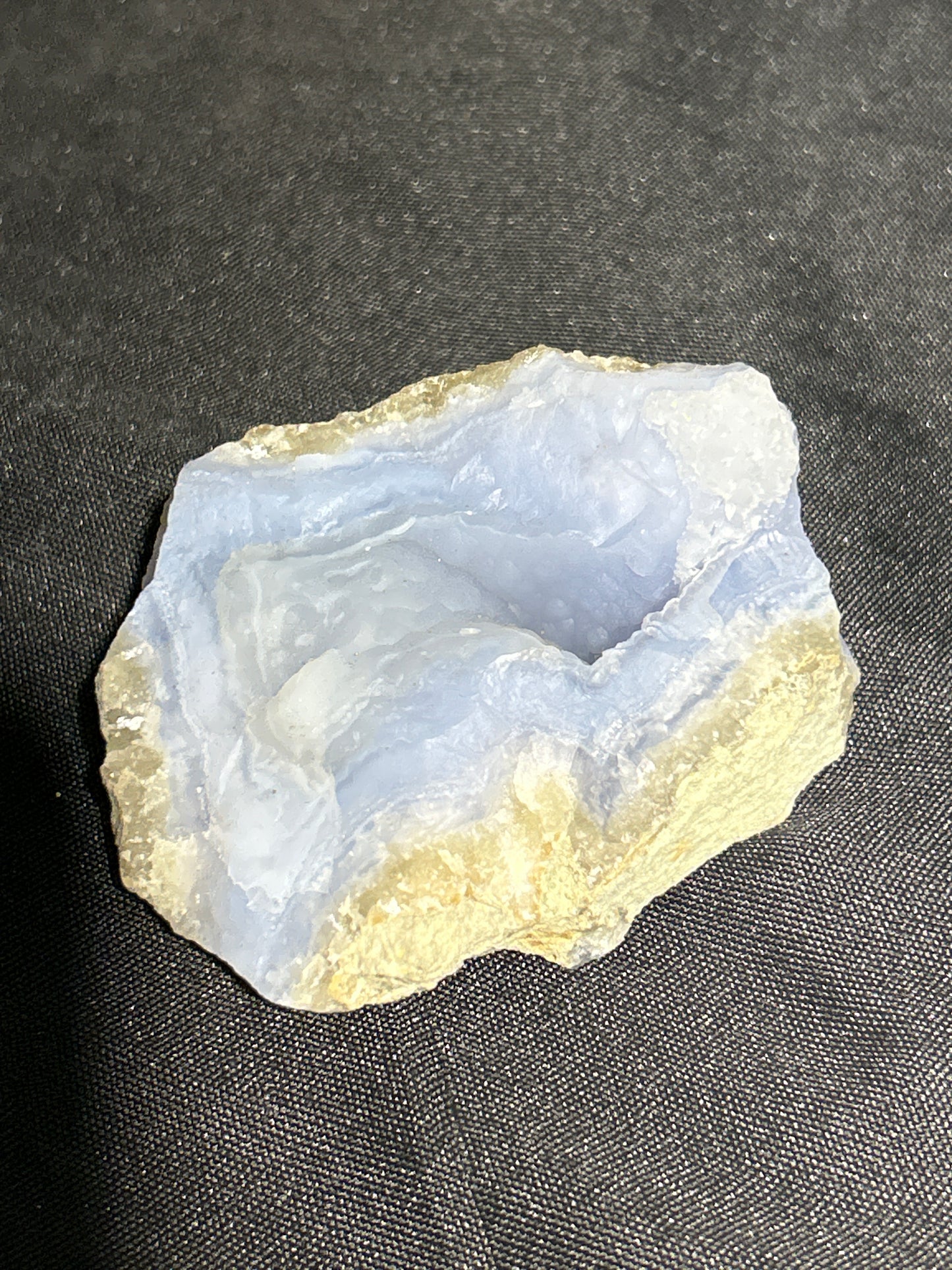 Gem Blue Lace Agate Chalcedony From Malawi