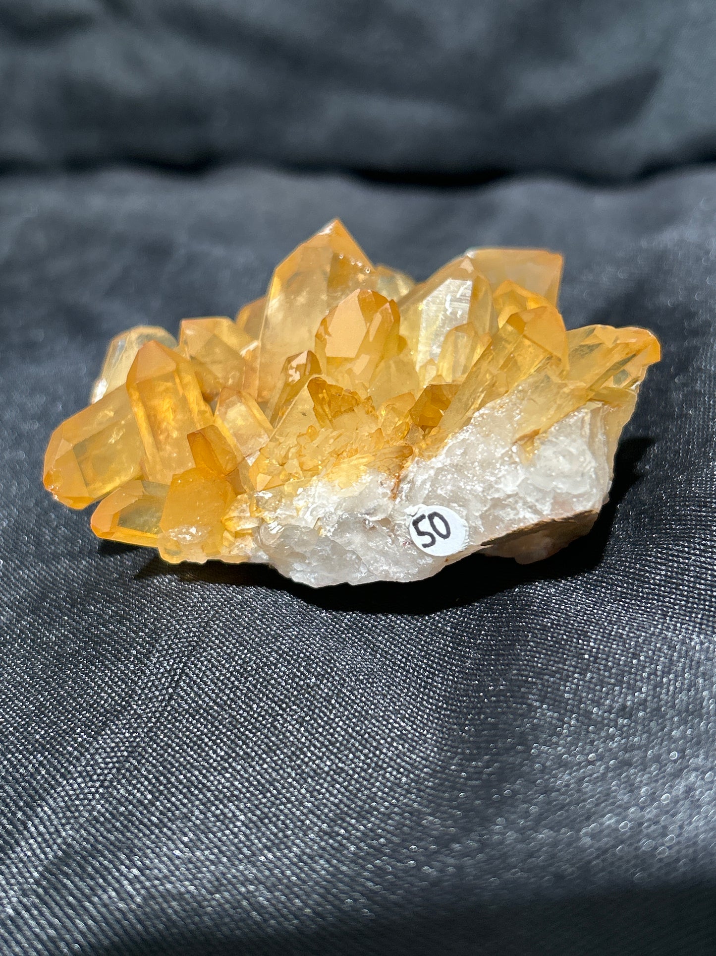 Tangerine Quartz from Brazil