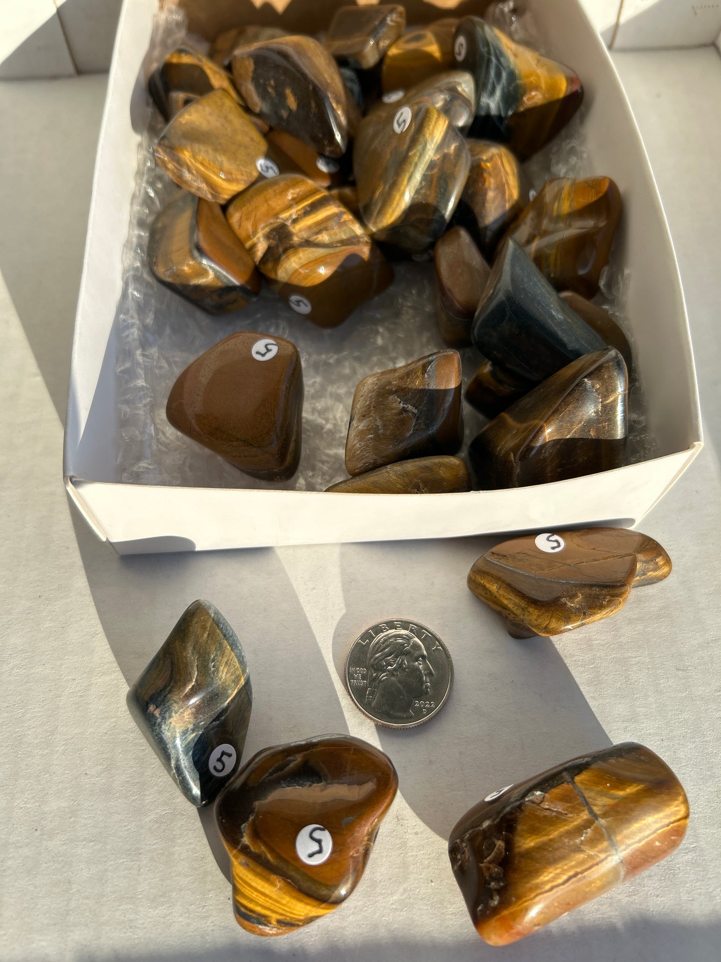 Tumbled Tiger’s Eye from South Africa