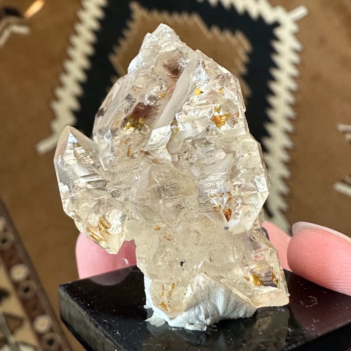 UV Reactive Petroleum Included Firefly Quartz from Madagascar