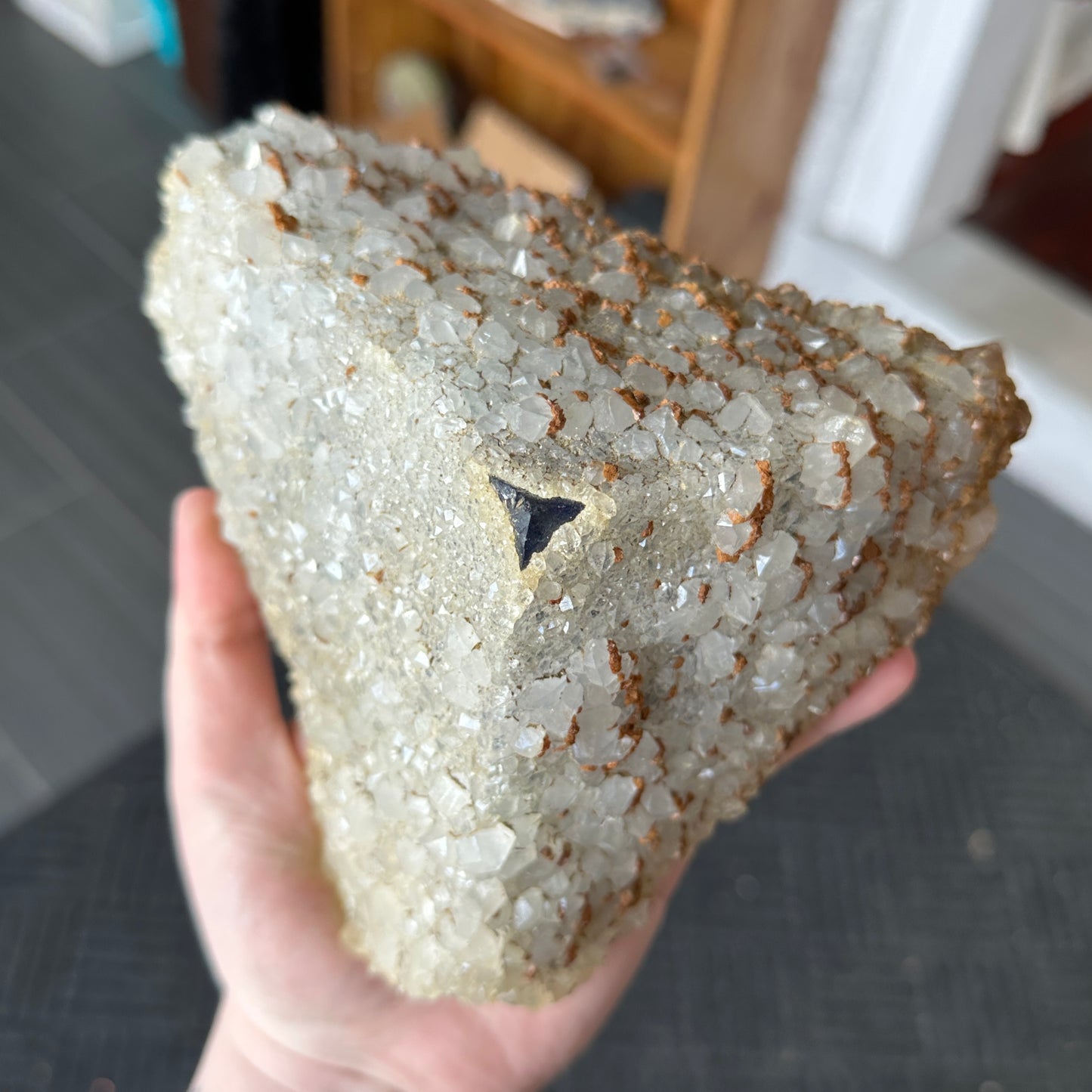 Fluorite with Quartz from Nigeria