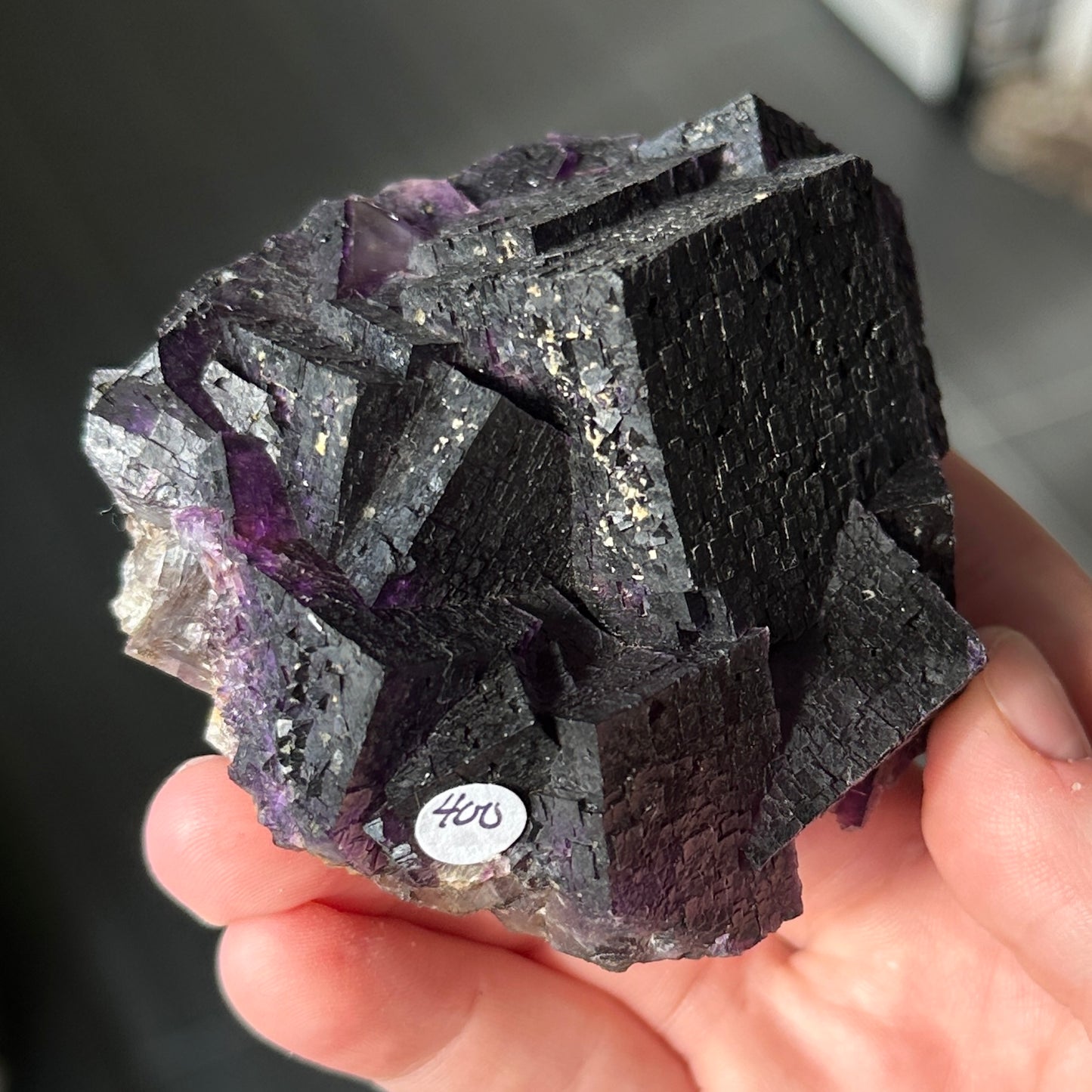 Stunning Deep Purple Fluorite from the Yindu Mine, Inner Mongolia, China