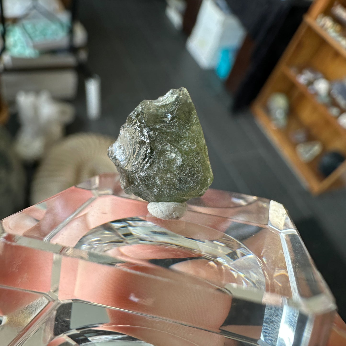 Genuine Green Moldavite 0.97g from Czech Republic
