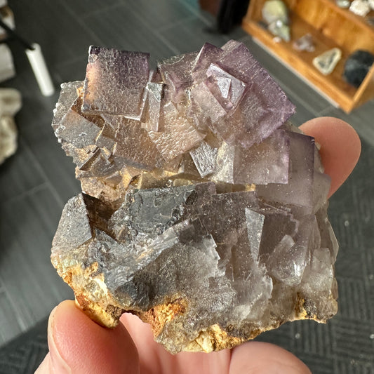 Miniature Purple Fluorite from Nigeria