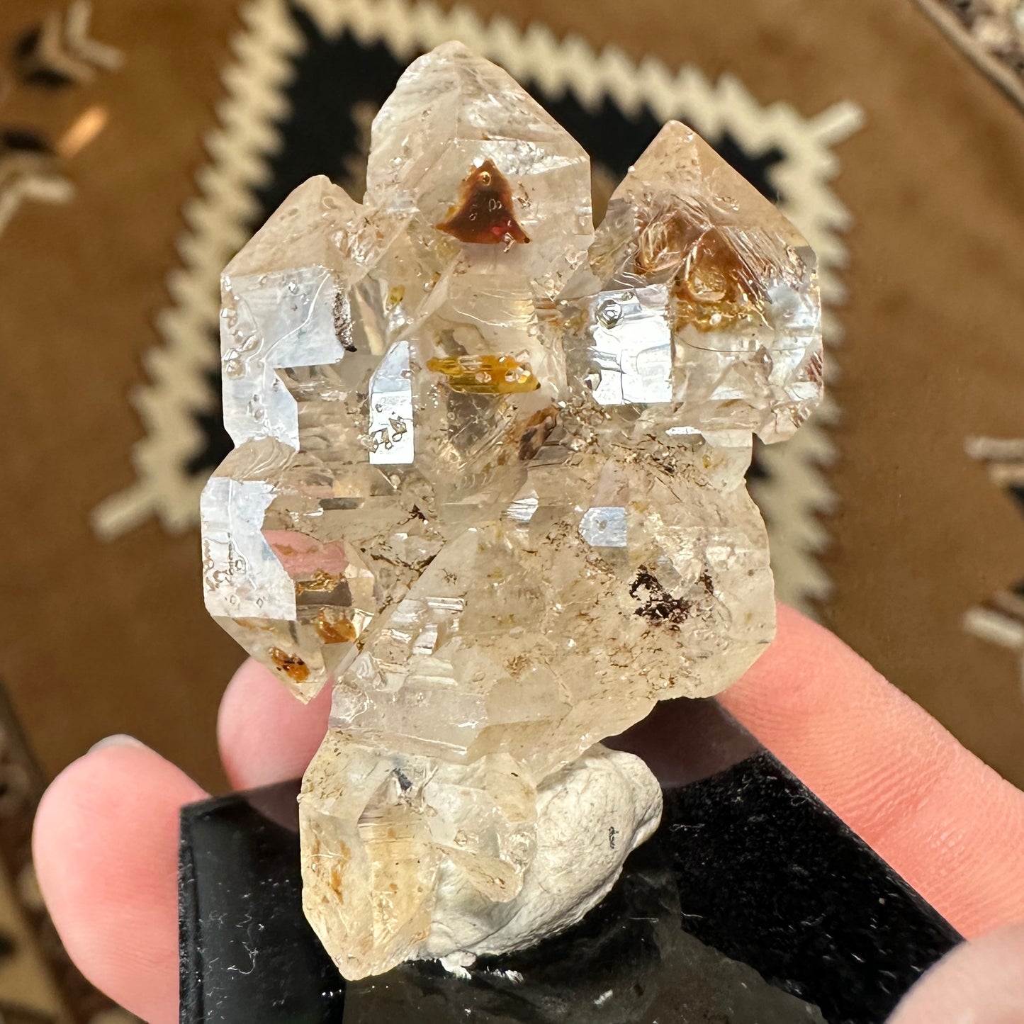 UV Reactive Petroleum Included Firefly Quartz from Madagascar