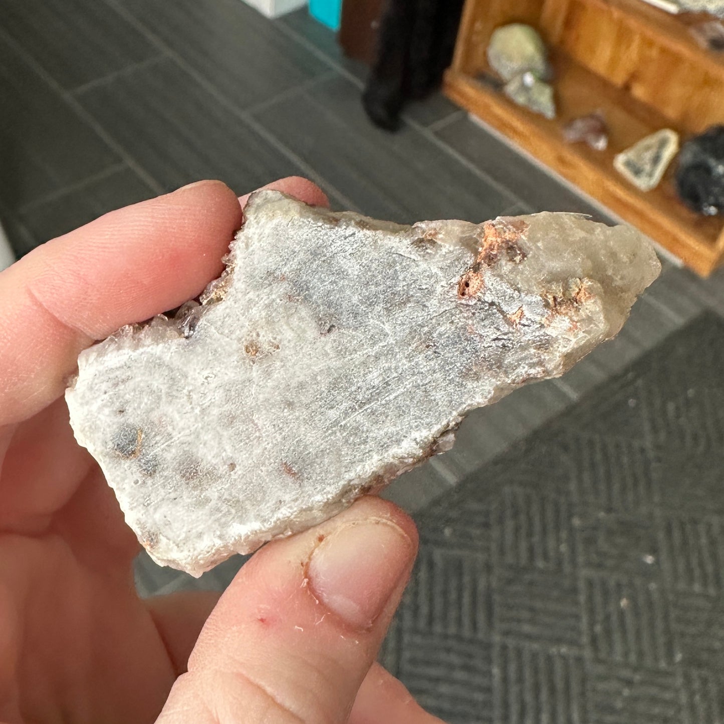 Cabinet Sized Hematite Included Quartz from Orange River, South Africa